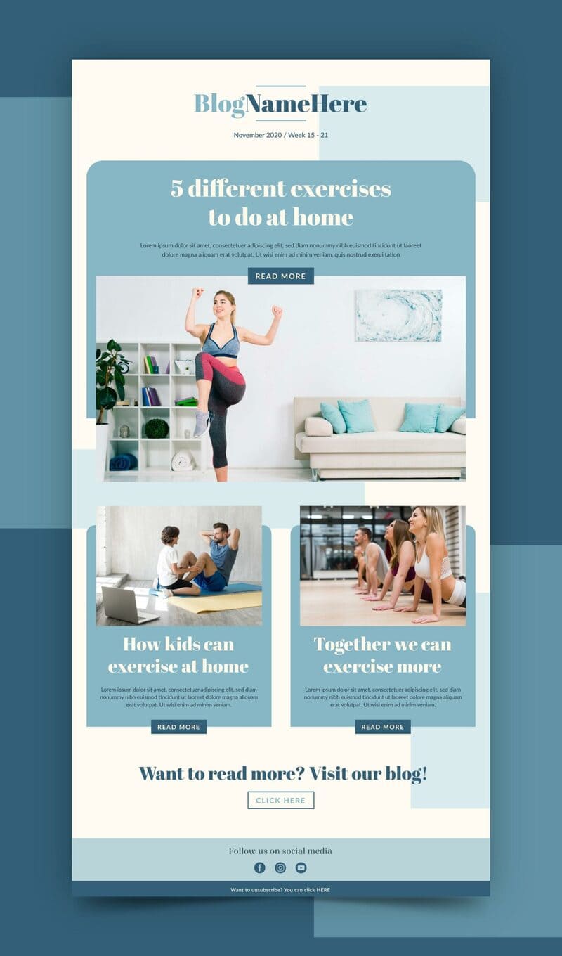 Exemple de campagne emailing sans spam word