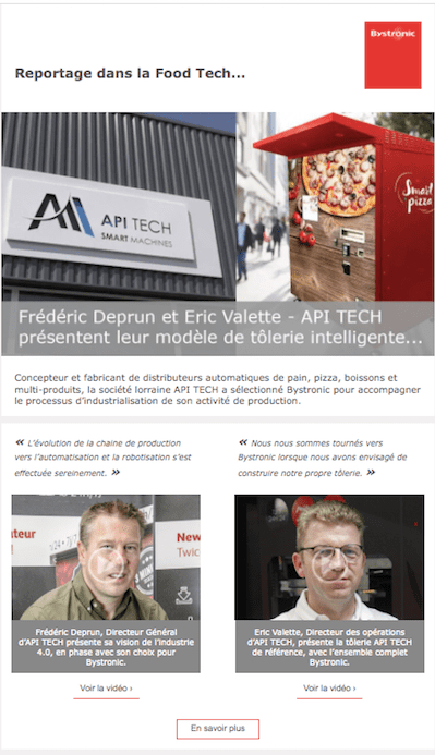 Exemple emailing