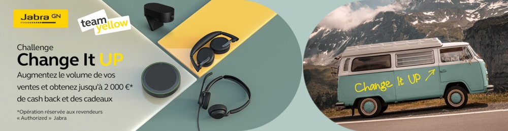 Exemple de campagne pour des casques et enceintes Jabra GN.