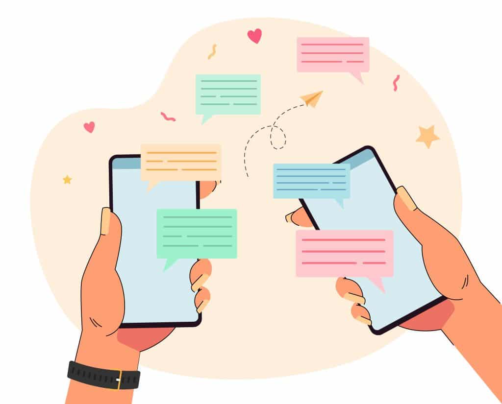 Portables qui reçoivent des SMS
