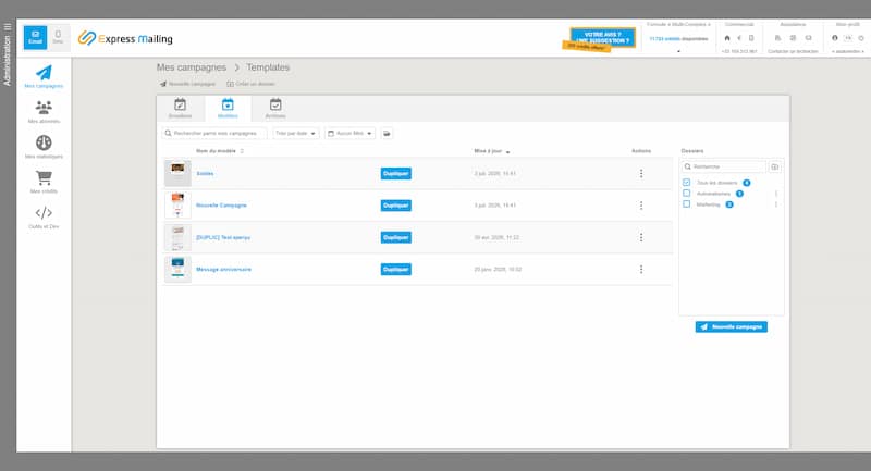 interface my express mailing